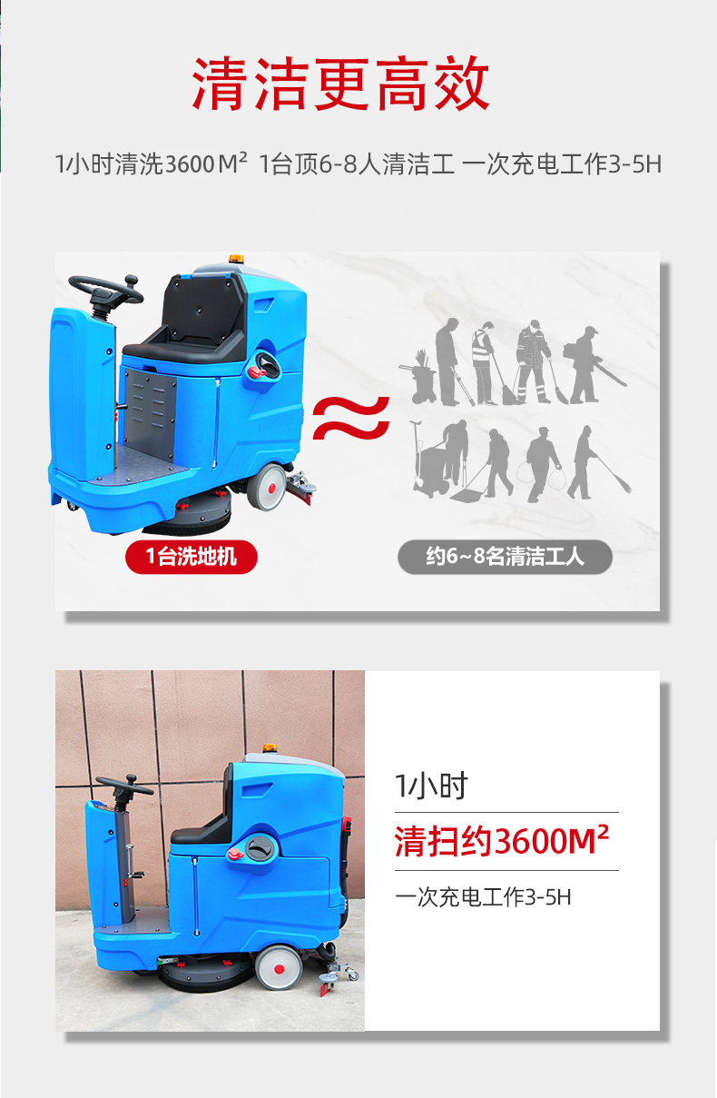 玉树驾驶式洗地机更适合用在高铁站